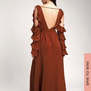Lulu's wrap Maxi dress